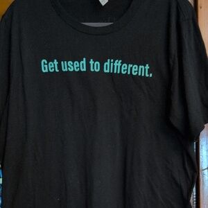 Get Used To Different Black T-shirt
